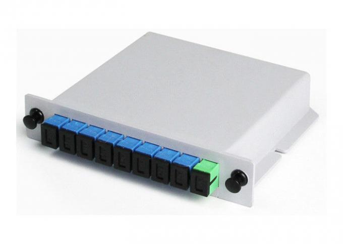 Сплиттер оптического волокна ПЛК кассеты 1кс8 кабеля падения оптического волокна ФТТС в коробке Абс 1