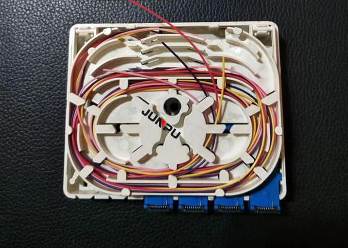 Коробка прекращения FTTH для материала IP65 ABS оптического волокна с переходником и отрезком провода 0